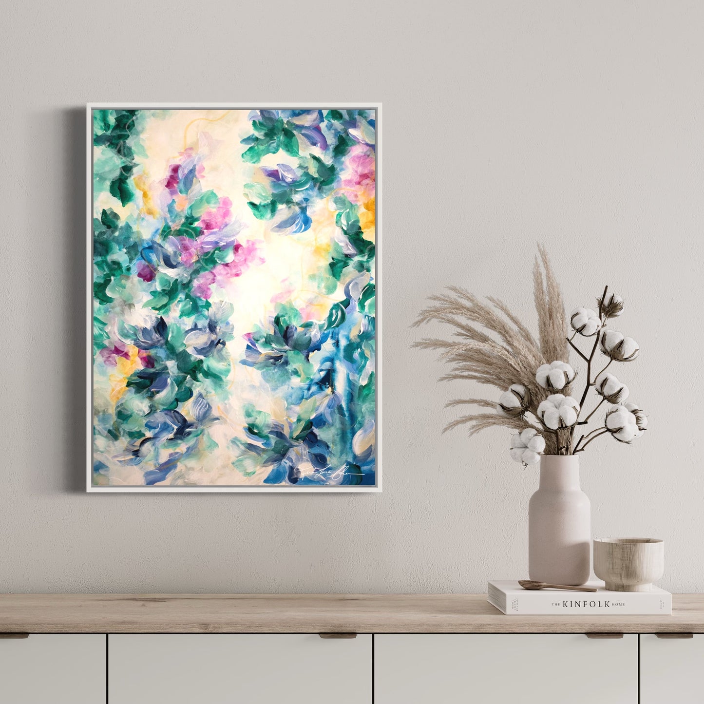 Originalgemälde: „Bleu Azur“