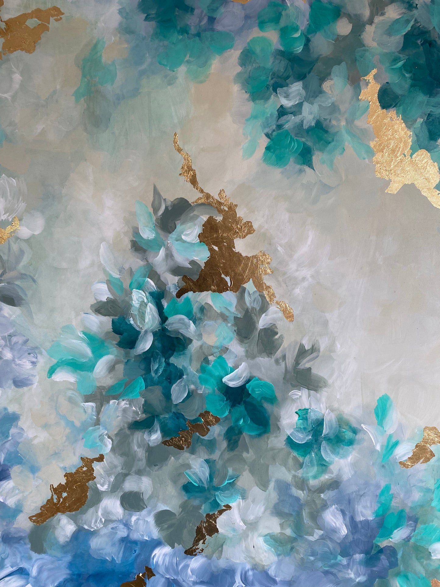 Originalgemälde: „Les beaux bleus“