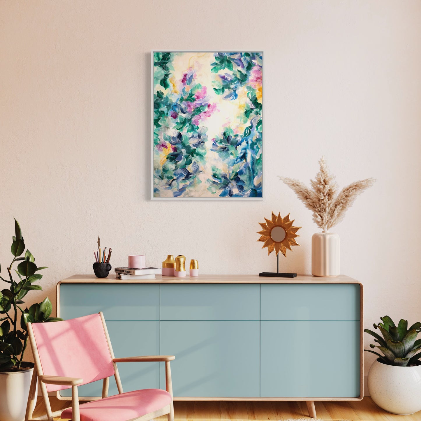 Originalgemälde: „Bleu Azur“