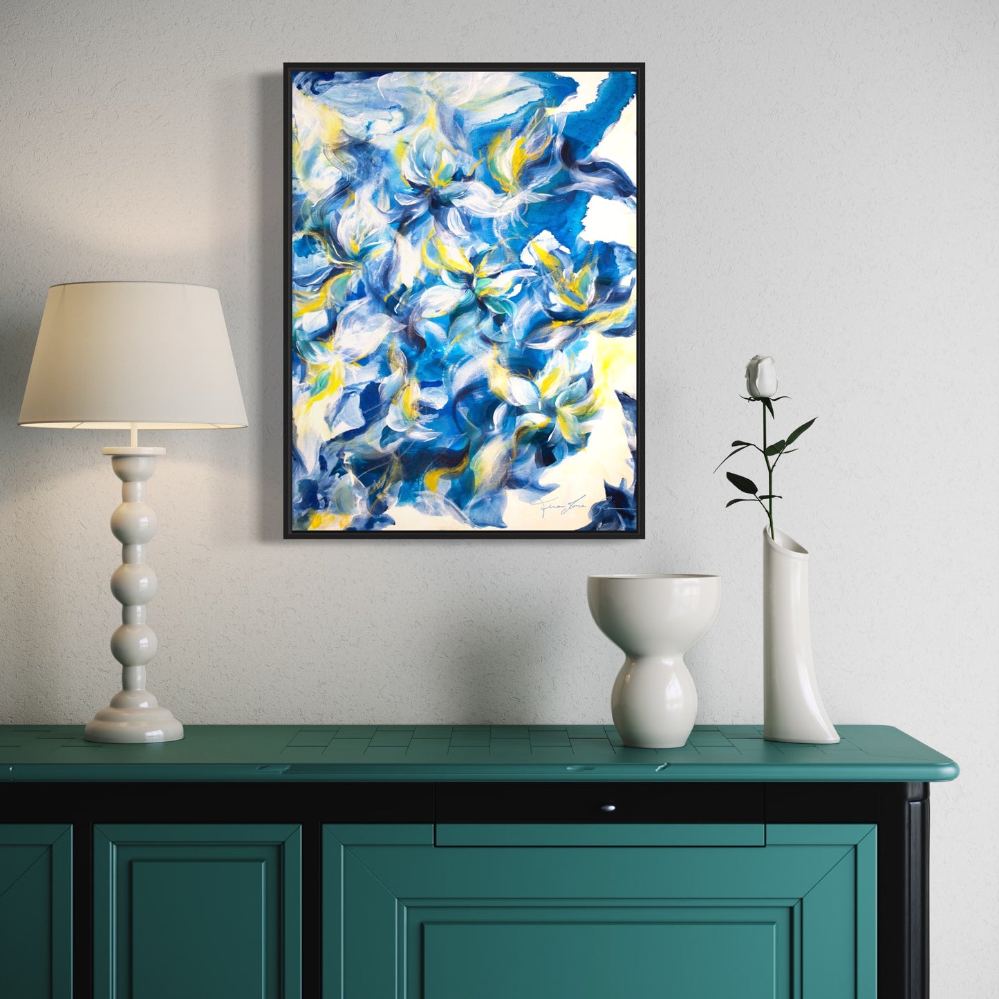 Originalgemälde: „Bleu“