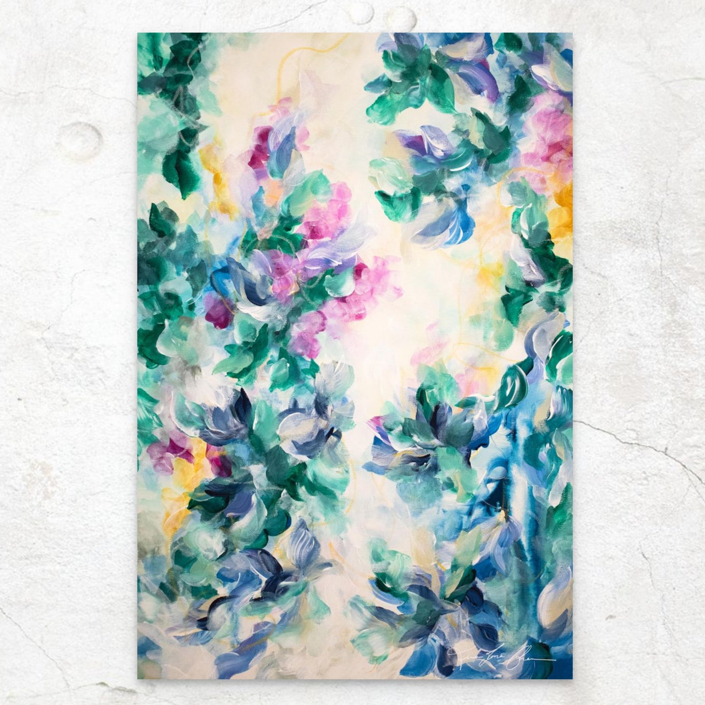 Originalgemälde: „Bleu Azur“